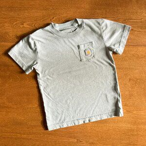 Carhartt pale green heather pocket tee 3T